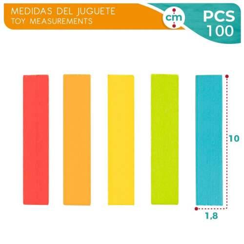 Igra Gradnje Woomax 100 Dijelovi 10 x 0,5 x 1,8 cm (6 kom.) Cijena