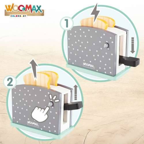 Igračka toster Woomax 8 Dijelovi 19,5 x 12,5 x 8 cm (4 kom.) Cijena