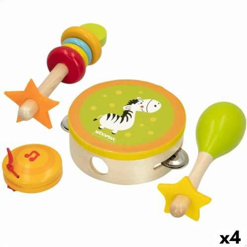 Set igračaka glazbenih instrumenata Woomax Drvo 14,5 x 4,5 x 14,5 cm (4 kom.) Cijena