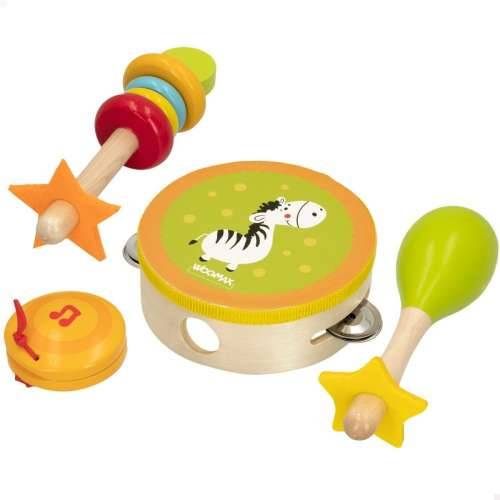 Set igračaka glazbenih instrumenata Woomax Drvo 14,5 x 4,5 x 14,5 cm (4 kom.) Cijena