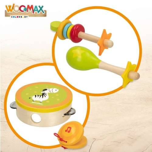 Set igračaka glazbenih instrumenata Woomax Drvo 14,5 x 4,5 x 14,5 cm (4 kom.) Cijena
