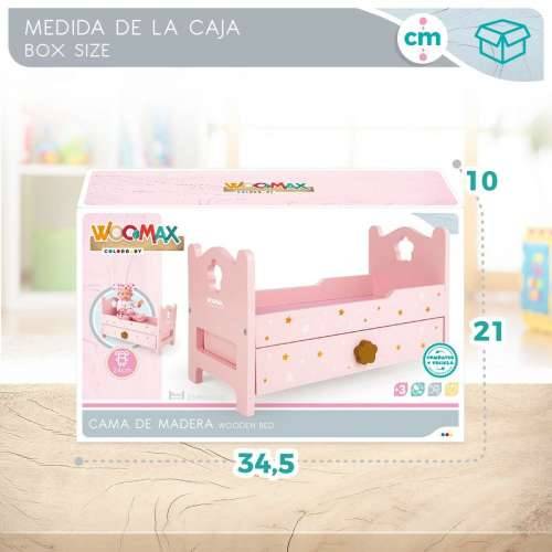 krevet Woomax Roza 4 kom. 31 x 20 x 16 cm Cijena