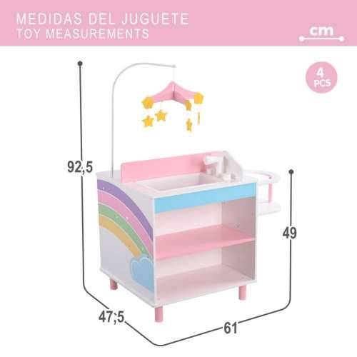 Stol za Presvlačenje Lutaka Teamson 4 Dijelovi 61 x 92,5 x 47,5 cm Cijena