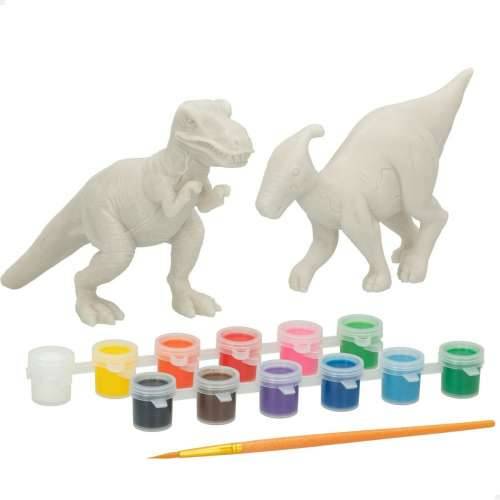 Set od 2 Dinosaura PlayGo 15 Dijelovi 6 kom. 14,5 x 9,5 x 5 cm dinosauri Za ličenje Cijena