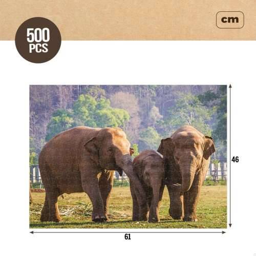 Puzzle Colorbaby Elephant 500 Dijelovi 6 kom. 61 x 46 x 0,1 cm Cijena
