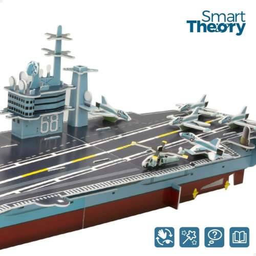 3D Puzzle Colorbaby Nimitz Nosač zrakoplova 67 Dijelovi 77 x 18 x 20 cm (6 kom.) Cijena