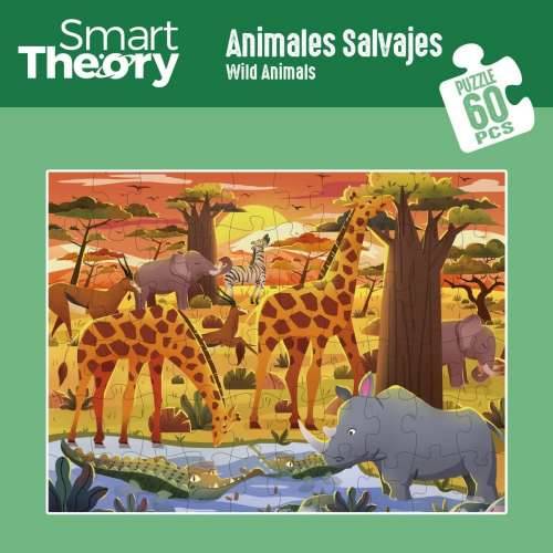 Dječje Puzzle Colorbaby Wild Animals 60 Dijelovi 60 x 44 cm (6 kom.) Cijena