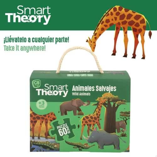 Dječje Puzzle Colorbaby Wild Animals 60 Dijelovi 60 x 44 cm (6 kom.) Cijena