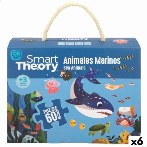 Dječje Puzzle Colorbaby Sea Animals 60 Dijelovi 60 x 44 cm (6 kom.) Cijena
