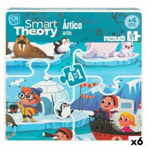 Dječje Puzzle Colorbaby Artic 4 u 1 174 Dijelovi 136 x 34 cm (6 kom.) Cijena