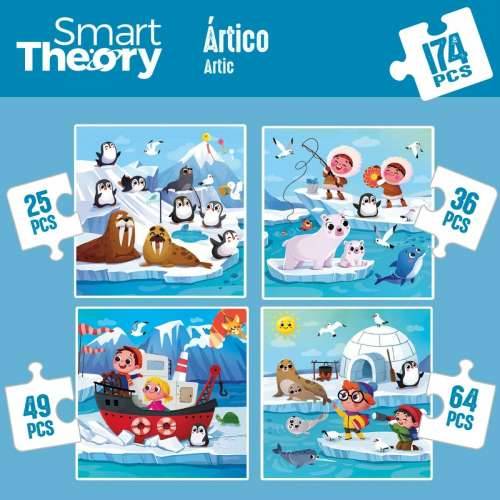 Dječje Puzzle Colorbaby Artic 4 u 1 174 Dijelovi 136 x 34 cm (6 kom.) Cijena