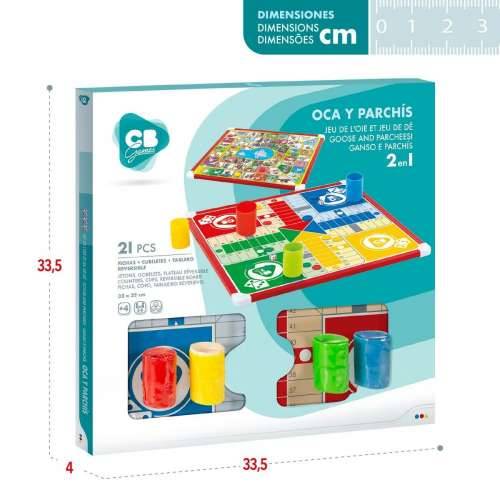 Tabla za Parchis i Igru Guske CB Games 32 x 32 x 1 cm (25 Dijelovi) (6 kom.) Cijena