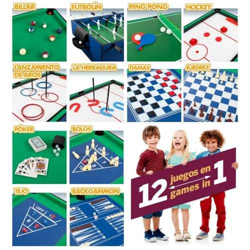 Stol za više igara CB Games 107 x 83,5 x 61 cm 12 u 1 Cijena