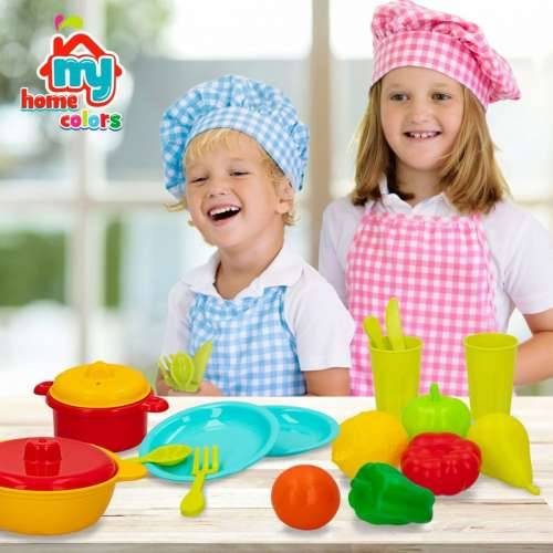Set igračaka za pripremu hrane Colorbaby Kuhinjski pribor i posuđe 20 Dijelovi (12 kom.) Cijena