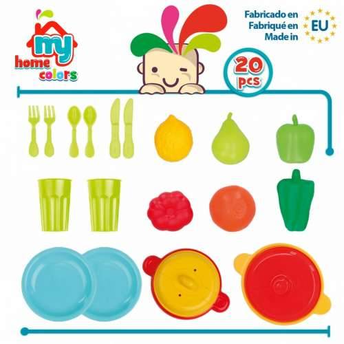 Set igračaka za pripremu hrane Colorbaby Kuhinjski pribor i posuđe 20 Dijelovi (12 kom.) Cijena