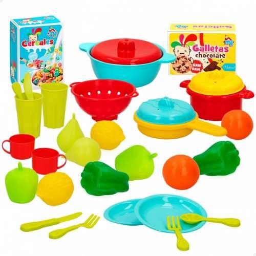 Set igračaka za pripremu hrane Colorbaby Kuhinjski pribor i posuđe 31 Dijelovi (6 kom.) Cijena