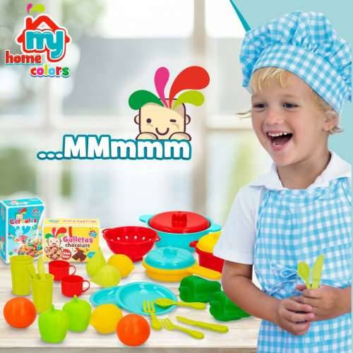 Set igračaka za pripremu hrane Colorbaby Kuhinjski pribor i posuđe 31 Dijelovi (6 kom.) Cijena