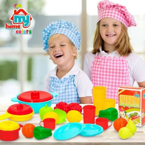Set igračaka za pripremu hrane Colorbaby Kuhinjski pribor i posuđe 31 Dijelovi (6 kom.) Cijena