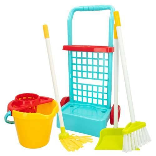 Kolica za čišćenje s priborom Colorbaby My Home 30,5 x 55,5 x 19,5 cm (4 kom.) Cijena