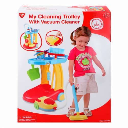 Kolica za čišćenje s priborom PlayGo 30,5 x 67 x 37 cm (2 kom.) Cijena