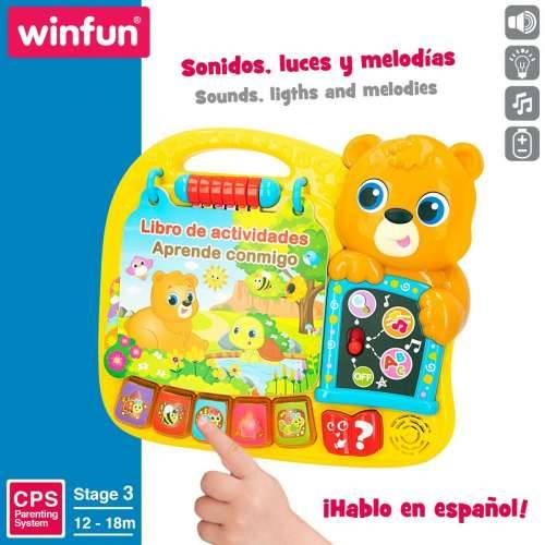 Dječja interaktivna knjiga Winfun 26,5 x 4,5 x 23,5 cm ES (4 kom.) Cijena