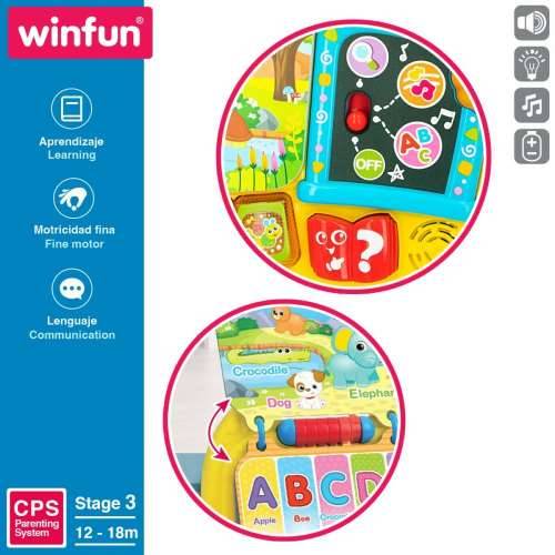 Dječja interaktivna knjiga Winfun 26,5 x 4,5 x 23,5 cm ES (4 kom.) Cijena