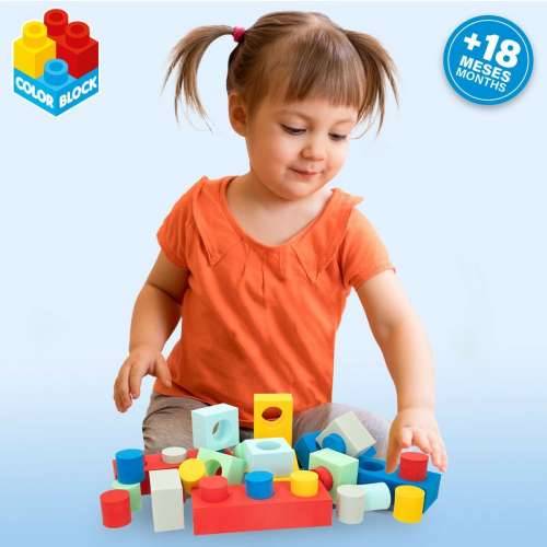 Kocke za Gradnju Color Block 32 Dijelovi EVA (4 kom.) Cijena