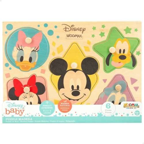 Drvene Dječje Puzzle Disney + 2 Godina 5 Dijelovi (12 kom.) Cijena