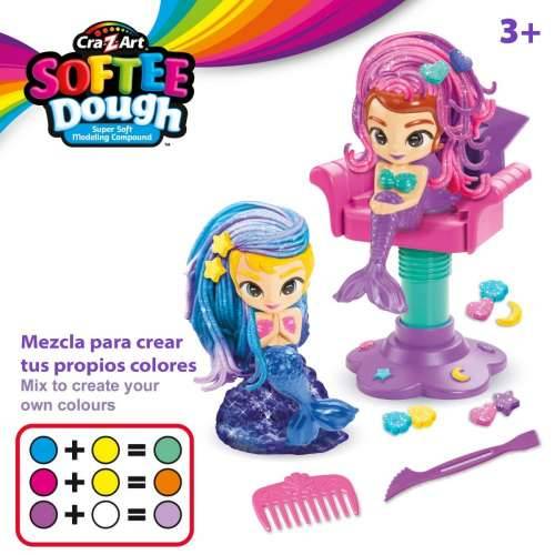 Igra Plastelinom Cra-Z-Art Softee Dough kosa sirenas (4 kom.) Cijena