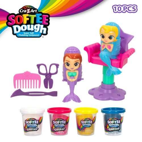 Igra Plastelinom Cra-Z-Art Softee Dough kosa sirenas (4 kom.) Cijena