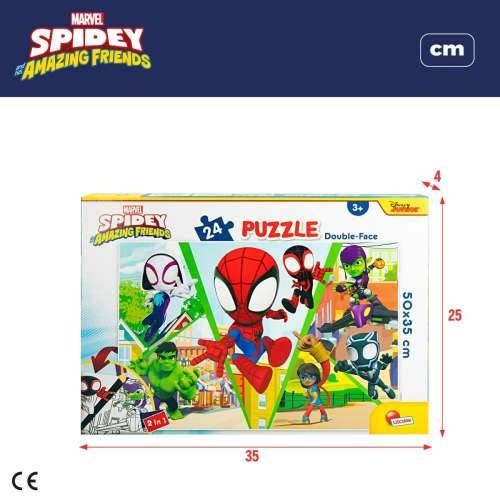 Dječje Puzzle Spidey Dvostrano 50 x 35 cm 24 Dijelovi (12 kom.) Cijena