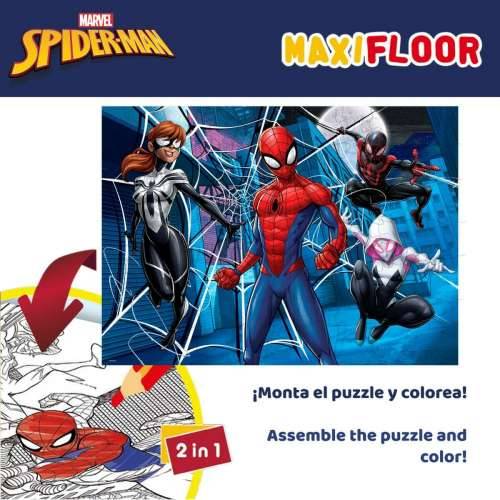 Dječje Puzzle Spider-Man Dvostrano 60 Dijelovi 70 x 1,5 x 50 cm (6 kom.) Cijena
