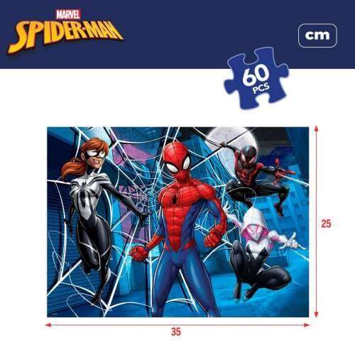 Dječje Puzzle Spider-Man Dvostrano 60 Dijelovi 70 x 1,5 x 50 cm (6 kom.) Cijena