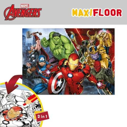 Dječje Puzzle The Avengers Dvostrano 108 Dijelovi 70 x 1,5 x 50 cm (6 kom.) Cijena