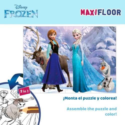 Dječje Puzzle Frozen Dvostrano 108 Dijelovi 70 x 1,5 x 50 cm (6 kom.) Cijena