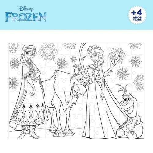 Dječje Puzzle Frozen Dvostrano 108 Dijelovi 70 x 1,5 x 50 cm (6 kom.) Cijena