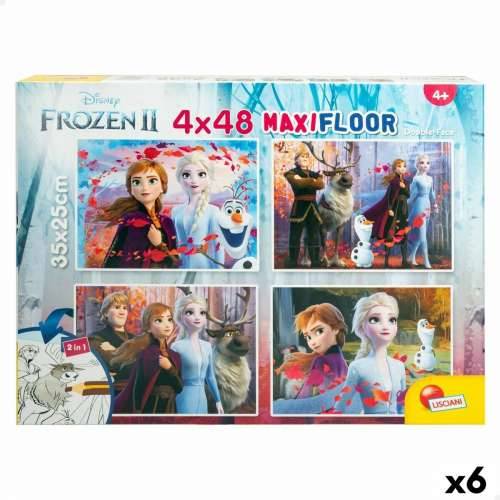Dječje Puzzle Frozen Dvostrano 4 u 1 48 Dijelovi 35 x 1,5 x 25 cm (6 kom.) Cijena