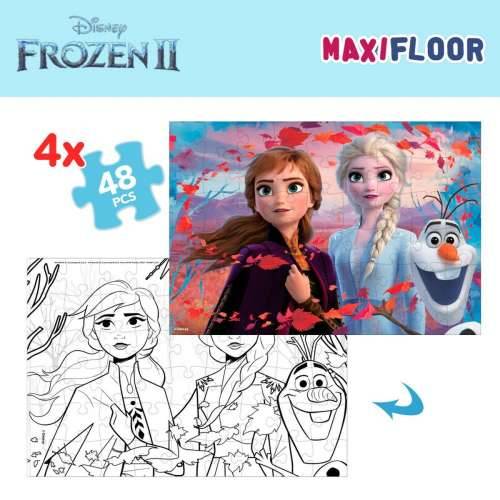 Dječje Puzzle Frozen Dvostrano 4 u 1 48 Dijelovi 35 x 1,5 x 25 cm (6 kom.) Cijena