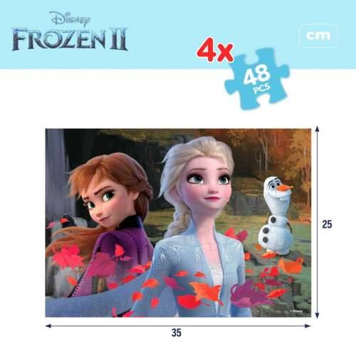 Dječje Puzzle Frozen Dvostrano 4 u 1 48 Dijelovi 35 x 1,5 x 25 cm (6 kom.) Cijena