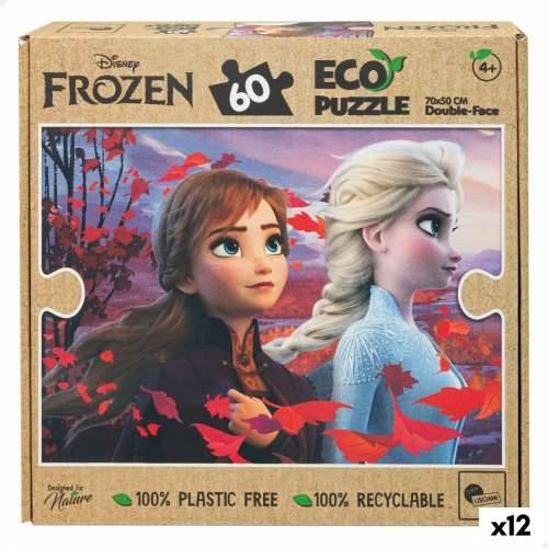 Dječje Puzzle Frozen Dvostrano 60 Dijelovi 70 x 1,5 x 50 cm (12 kom.) Cijena