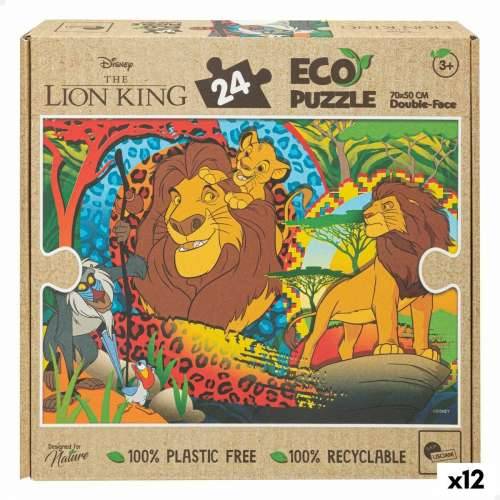 Dječje Puzzle The Lion King Dvostrano 24 Dijelovi 70 x 1,5 x 50 cm (12 kom.) Cijena