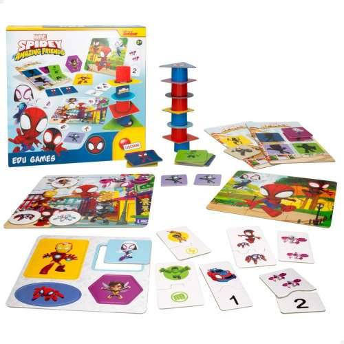 Edukativna Igra Spidey 24,5 x 0,2 x 24,5 cm (6 kom.) 10 u 1 Cijena