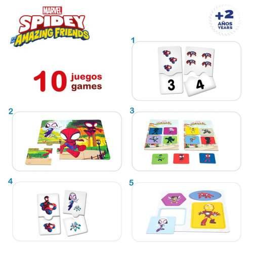 Edukativna Igra Spidey 24,5 x 0,2 x 24,5 cm (6 kom.) 10 u 1 Cijena