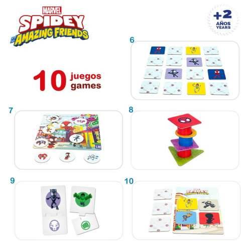 Edukativna Igra Spidey 24,5 x 0,2 x 24,5 cm (6 kom.) 10 u 1 Cijena