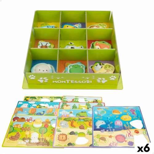 Edukativna Igra Lisciani Giochi 26 x 6 x 26 cm Životinje Metoda Montessori 67 Dijelovi (6 kom.) Cijena
