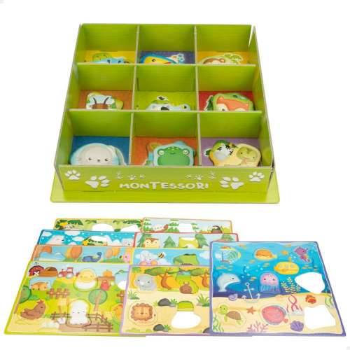 Edukativna Igra Lisciani Giochi 26 x 6 x 26 cm Životinje Metoda Montessori 67 Dijelovi (6 kom.) Cijena