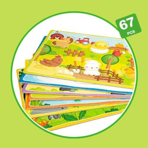 Edukativna Igra Lisciani Giochi 26 x 6 x 26 cm Životinje Metoda Montessori 67 Dijelovi (6 kom.) Cijena