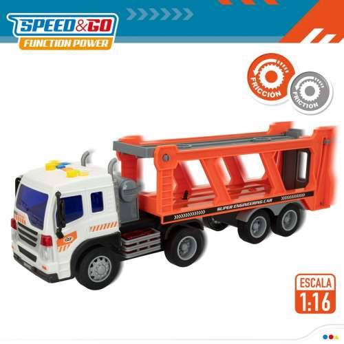 Kamion nosač automobila i Vozila s trenjem Speed & Go 37,5 x 12,5 x 10 cm (2 kom.) Cijena