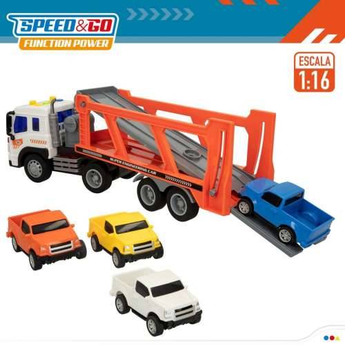 Kamion nosač automobila i Vozila s trenjem Speed & Go 37,5 x 12,5 x 10 cm (2 kom.) Cijena