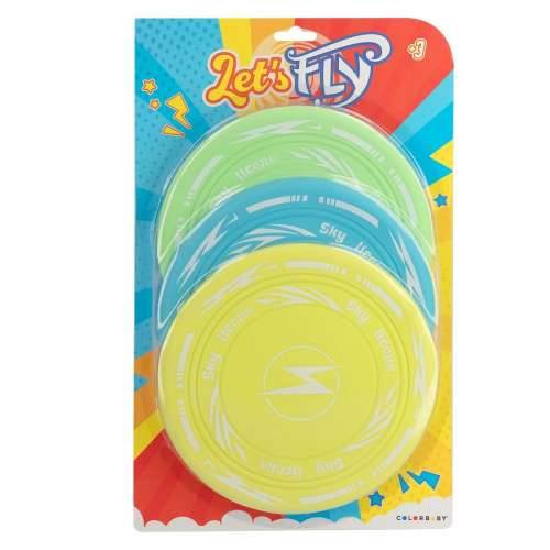 Frizbi Colorbaby Let’s fly Fleksibilno Ø 18,5 cm 3 Dijelovi 12 kom. Cijena